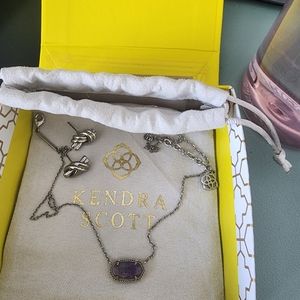 Kendra Scott  necklace  and  Ann taylot earrings